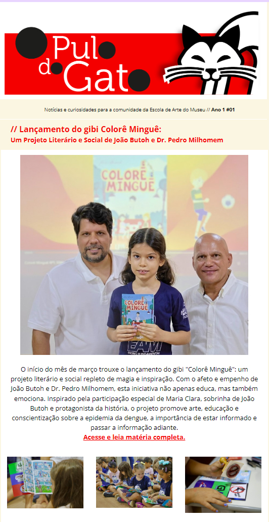 Lançamento do gibi Colorê Minguê: um projeto literário e social