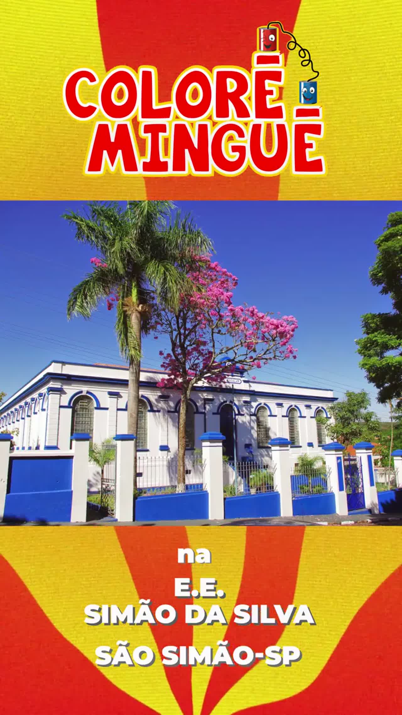 Colorê Minguê na E.E. Simão da Silva — noite